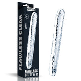 Flawless Clear Double Dildo 12 Inch Double Ender